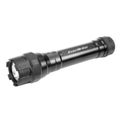 Everbrite E011093WE  Aluminum Flashlight with Rubber Coating   3AAA Batteries