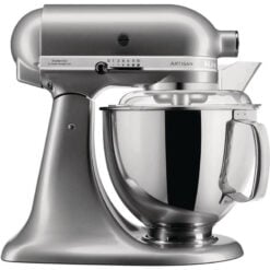 KitchenAid  5KSM175PSEMS  Mixer Tilt-Head 4  8l - Artisan + 3 L Bowl + Flex edge Beater