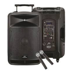 Conqueror S45N Amplified Speaker Portable with 2 Microphones Bluetooth Radio USB