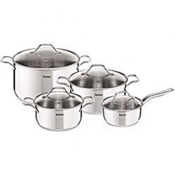 Tefal Intuition SS V2 Set 8 Pces (Saucepan 16 & Lid,Stewpot 20/24  & Lid,Stockpot 28 & Lid)