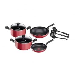 Tefal Pleasure 9 Pieces Set (Frypan20/26,Do20/24 & Lids,Sauc16 & Lid,Wok 30)