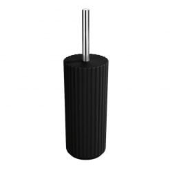 Wenko Allstar Minas Toilet Brush Holder Black   Polypropylene