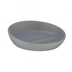 Wenko Soap Holder Badi Grey ceramic