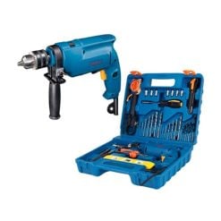 DongCheng DZJ04-13 500W - 13mm Electric Impact Drill With Tool Kit