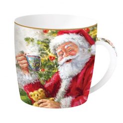 Easy Life  Mug Christmas Time Santa & Snowman