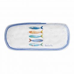 Easy Life Set 4 porcelain serving platter  Bord De Mer