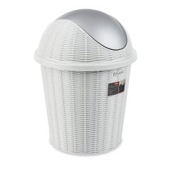 Stefanplast Elegance little swing top bin 10lt White