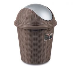 Stefanplast Elegance little swing top bin 10lt  Dove Grey