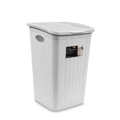 Stefanplast Elegance laundry hamper 50l  White