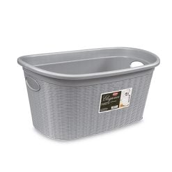 Stefanplast 30231 Laundry Basket "Elegance" Grey
