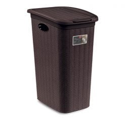 Stefanplast Elegance laundry hamper 36 lt Moka