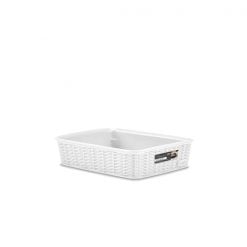 Stefanplast Elegance basket M    White