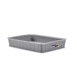 Stefanplast 30960 Basket "Elegance" L Grey