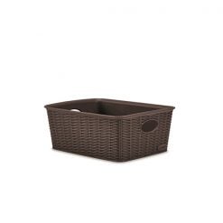 Stefanplast Elegance basket M high Moka