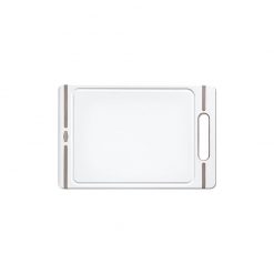 Stefanplast cutting board "italian chef l" White and Dove Grey