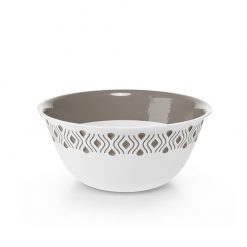 Stefanplast Tosca bowl d.29cm white and dove grey