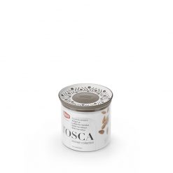Stefanplast Tosca round jar 0,7lt  White and Dove grey