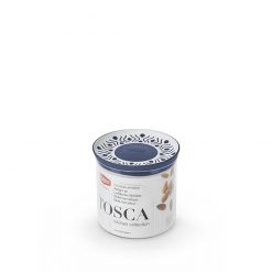 Stefanplast Tosca round jar 0,7lt   white and blue