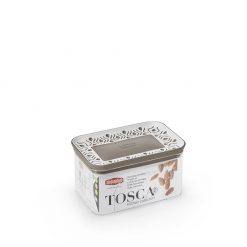 Stefanplast Tosca rectangular jar  0.7lt  white and dove grey