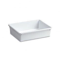 Stefanplast fridge basin 40*30*10cm (10lt) white