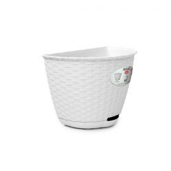Stefanplast Natural wall pot 30*20*22cm White