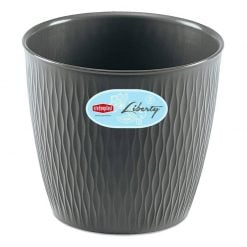 Stefanplast Liberty Flower pot  d.20 h.19 grey