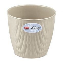 Stefanplast Liberty Flower pot d.30 h.27 beige