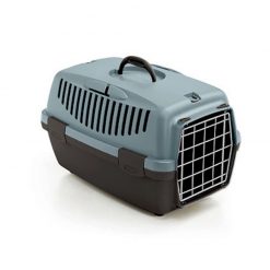 Stefanplast Carrier "Gulliver1"steel blue with Metal Door