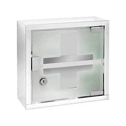 Wenko medicine chest 25*25 s.s. shiny