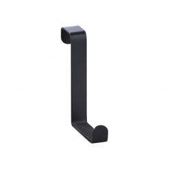 Wenko set*4 door hooks black matt