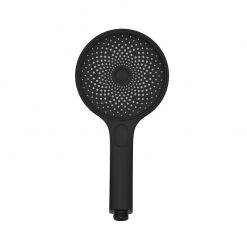 Wenko softwater shower head d.130/3 black matt
