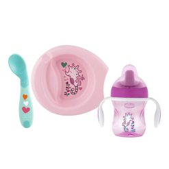 Chicco 16200.11 Weaning Set  6M+  Girl