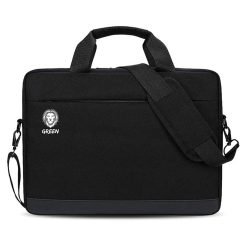 Green  GNPSLBBK Laptop Bag 15.6" Slim Pulito Shockproof Laptop Bag Black