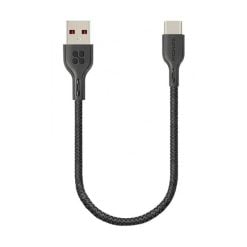 Promate Powerbeam-25C Black Anti-Tangle High Tensile Strength Usb-C Cable
