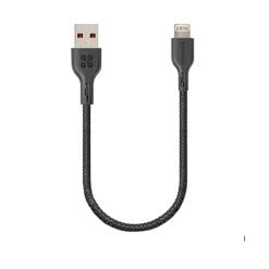 Promate  Powerbeam-25I  Black  25Cm Usb To Lightning Connector Cable