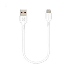 Promate  Powerbeam-25I White  25Cm Usb To Lightning Connector Cable