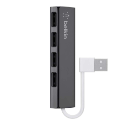 Belkin F4U042 4-Port Ultra-Slim Travel Hub