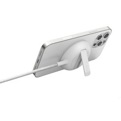 Belkin WIA004BTWH Magsafe Portable wireless charger Pad with Stand, White