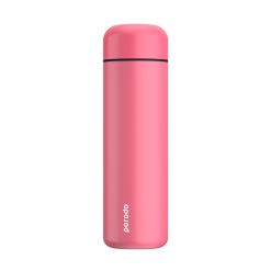 Porodo Smart water Bottle with Temperature Indicator 500ml ( Round Shape )Red