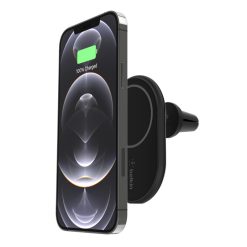 Belkin WIC004BTBK-NC Magnetic Wireless Car Charger for Apple iphone 13/12