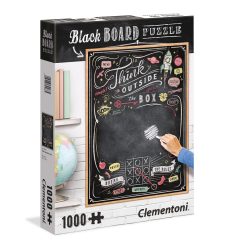 Clementoni  39468 Think Outside the box - 1000 stukjes - Black Board Puzzle