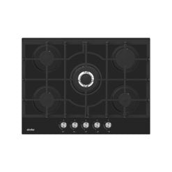 Simfer H7.504.HGSSP 70 cm Built-in Gas Hob Glass Black