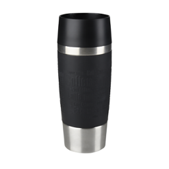 Tefal K3081114 Travel Mug 0.36L Black Silver