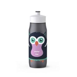 Tefal K3201112 Squeeze Drinking Bottle Grey - Decor Owl 0,6L
