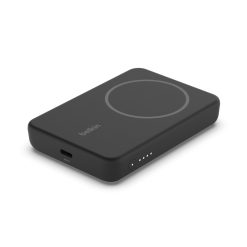 Belkin BPD004btBK Magnetic Wireless Power Bank 5K + Stand BLACK / WHITE