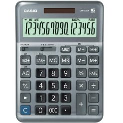 Casio DM-1600F-W-DP Desktop Digital Calculator - Silver