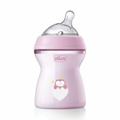 Chicco 81323.10 Natural Feeling Colored Bottle 250ml Medium Flow Pink