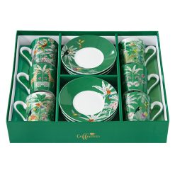 Easylife R0126/HEAV Set*6 Coff.Cup/Saucer "Exotic Heaven"
