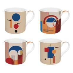 Easylife R0179/BAUH Set*4 Mugs 300Ml "Bauhaus"