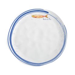 Easylife R1980/BORD Porcl.Dinner Plate D.26Cm "Bord De Mer"